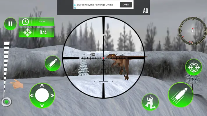 Wild Dino Hunting Clash: Animal Hunting Games android App screenshot 1